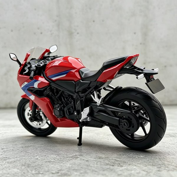 1:12 CBR650R Motocykl terenowy, model ze stopu, sportowy, do jazdy po drogach i w terenie, model motocykla wyścigowego z metalu, z dźwiękiem i światłem, idealny na prezent.