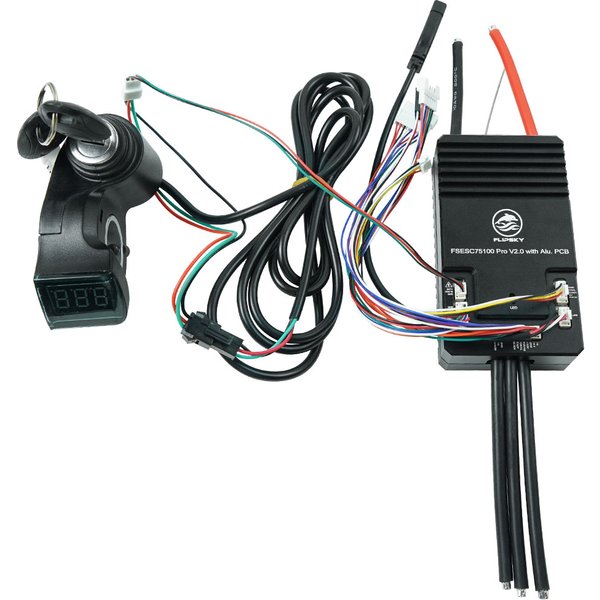 Flipsky 75100 Pro V2.0 avec PCB en aluminium basé sur VESC pour contrôleur de vitesse de planche à roulettes électrique/Scooter/Ebike