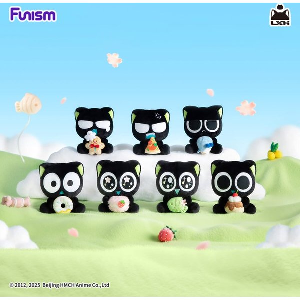 FUNISM Luo Xiaohei Hug Serie Plüsch Anhänger Serie Blind Box Figuren Action Spielzeug Figur Geburtstag Geschenk Kind Spielzeug