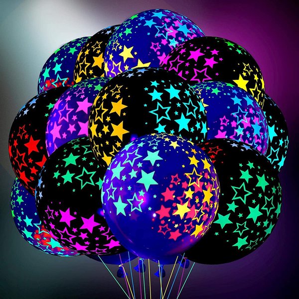 10PCS 12 zoll Fluoreszierende Ballon Glow In The Dark Glow Leuchtende Liebe Herz Latex Ballon Für Hochzeit Geburtstag Party dekoration
