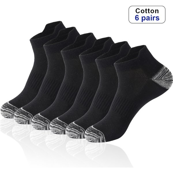 6 paires hommes cheville chaussettes chaussette de sol coton chaussettes de sport maille décontracté athlétique été mince coupe courte haute qualité Sokken taille 38-48