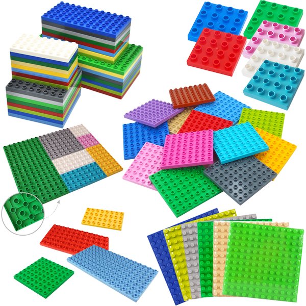 Big Building Blocks Base Plate Compatible Original Particle Connection Board Bricks Parts Assembled Educational Children's Toys