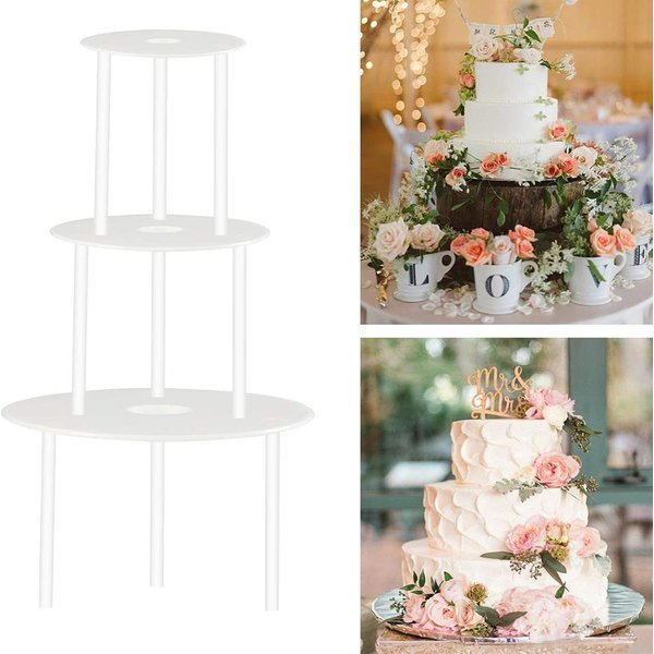 Planche de Support de gâteau multicouche, pour piliers d'espacement ronds à plusieurs niveaux, outil de pâtisserie de décoration