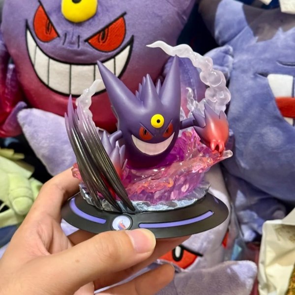 Nouveautés en stock : Figurines de collection Pokémon Mega Gengar Mega Gardevoir, décoration de bureau, modèle de jouet, ensemble cadeau
