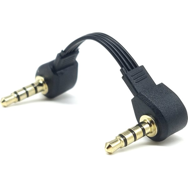 Short 5CM 20CM 3.5 MM Plug To Plug 90° Right Angled Aux Audio Cable Line 3.5mm jiack cable 30cm 50CM 100CM