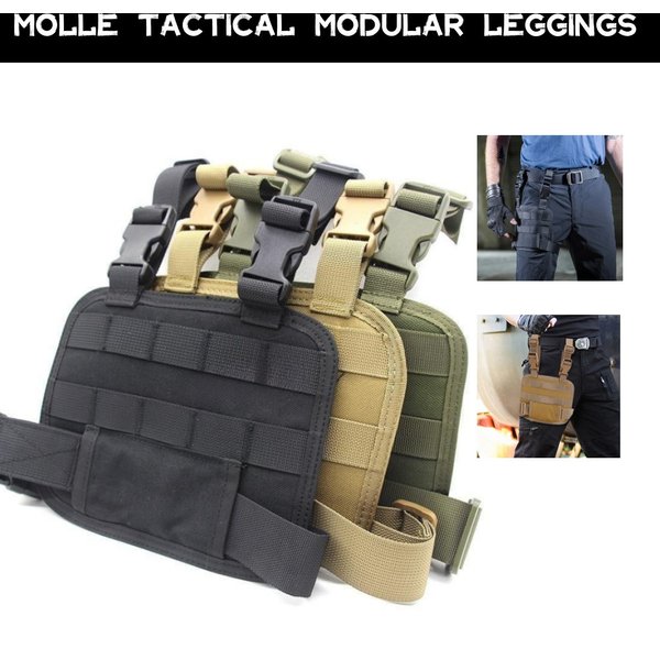 Beinabfall-Plattform MOLLE Verstellbares Beinabfall-Panel Oberschenkel MOLLE-Rig mit verstellbarem Taillengürtel und Oberschenkelgurten
