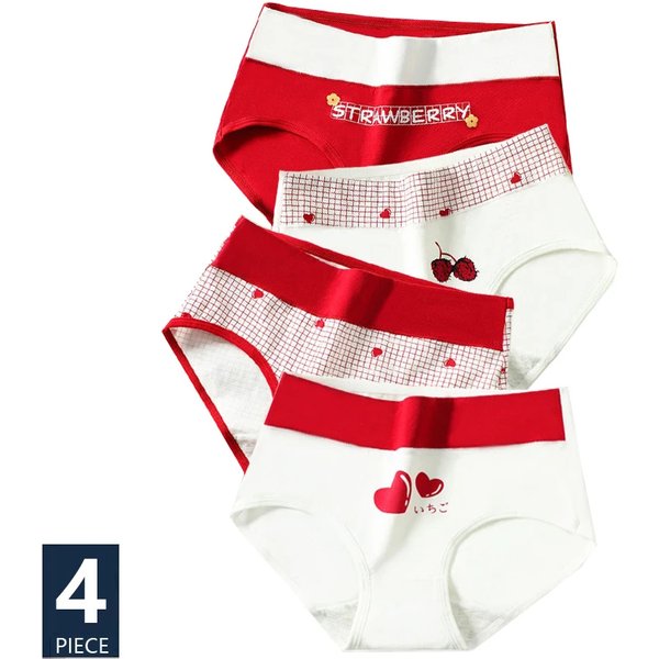 Hohe Taille 4 Teile/satz Baumwolle Höschen Frauen Körper Abnehmen Unterwäsche Atmungsaktive Nette Junge Mädchen Briefs Weibliche Dessous