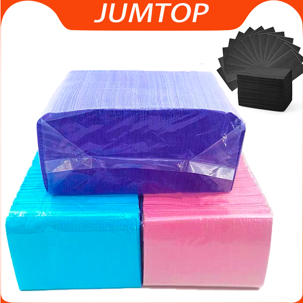 Bavoirs dentaires jetables pour dentisterie, 125 pièces, écharpe en papier pour dentiste, tatouage, matériel dentaire, tampon propre, couvertures de Table pour tatouage