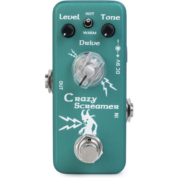 Movall MP-315 Crazy Screamer Classical Overdrive Pedal Effect Hot/Warm Modes True Bypass Electric Guitar Parts & Accessories