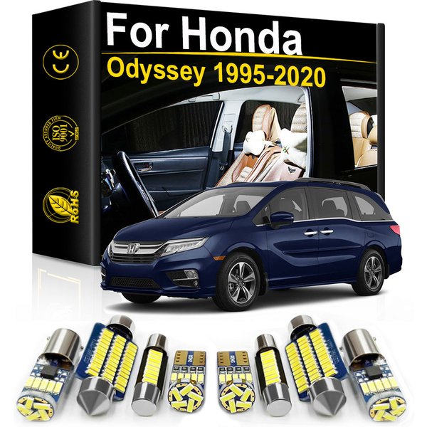 Lumière LED intérieure de voiture pour Honda Odyssey 1995 2003 2005 2006 2007 2009 2011 2012 2014 2016 2019 2020, pièces et accessoires Canbus