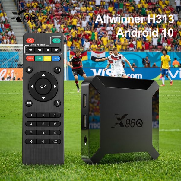 TV-Box X96Q Smart Android 10 TV-Box 2GB 16GB Allwinner H313 Quad Core 4K Heimkino Schnelle Set-Top-Box Mediaplayer