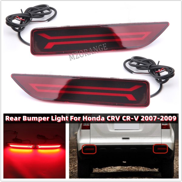 MZORANGE LED-Heckstoßstangenleuchte für Honda CRV CR-V 2007 2008 2009, Bremsreflektorlicht, Nebelschlussleuchte, Autozubehör