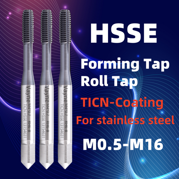 1 Stück HSSE JIS Standard TICN-beschichteter Rollformgewindebohrer M5-M16 M0.5M0.6M1M2 M3 M4 M5 M6 M7 M8 M10 M12 M14 Maschinengewindebohrer
