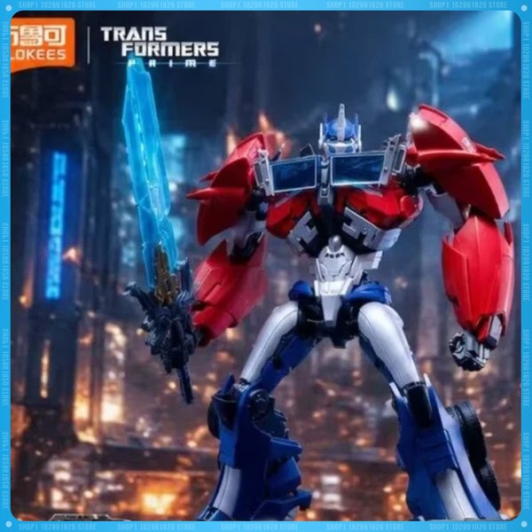 NEUE Blokees Transformers ACTION EDITION Optimus Prime TFP Modellbausätze Anime Actionfigur Montage-Spielzeug Plastik-Modellbausätze