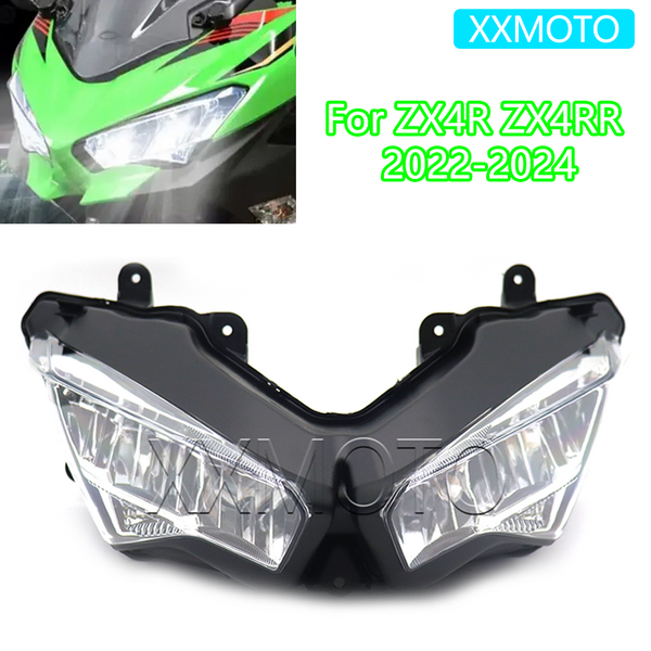 Für Kawasaki ZX4R ZX4RR ZX-4R ZX-4RR ZX 4R 4RR 2022 2023 2024 Motorrad Scheinwerfer Montage Scheinwerfer ZX4R Scheinwerfer Lampe