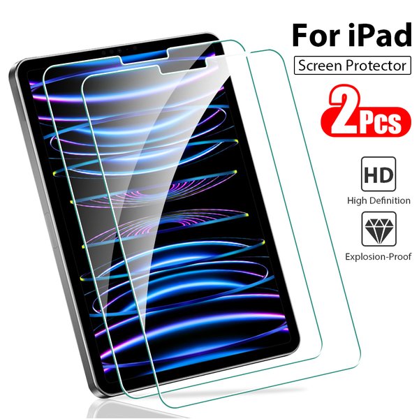 Verre trempé pour Ipad Pro 13 M5 M4 2025 12.9 Air 11 5 4 3 2 M3 M2 protecteur d'écran A16 10 9 9e 10e génération Mini 7 6 Film