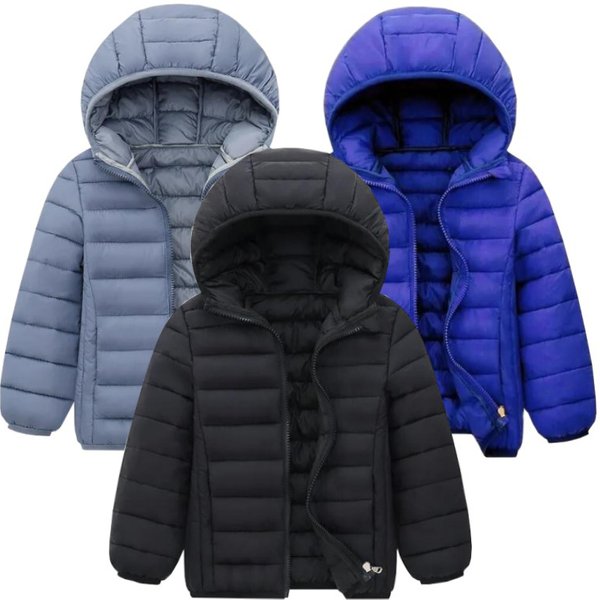 Enfants garçon léger doudoune automne hiver manteaux enfants fille chaud vêtements d'extérieur à capuche adolescents étudiants coton vêtements 6-14 ans