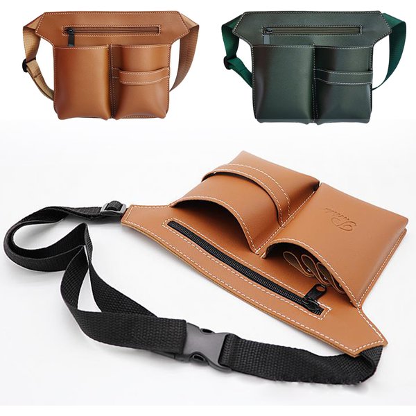 Nouveau Salon de coiffure cheveux ciseaux sac Clips peigne coiffure taille Pack ceinture outil étui support de sac