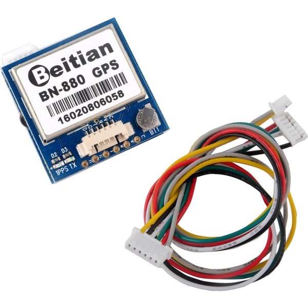 Beitian BN-880 GPS-Modul mit HMC5883L-Kompass, GPS/GLONASS/Galileo/BeiDou-Unterstützung, -167 dBm Empfindlichkeit für FPV-Drohnen