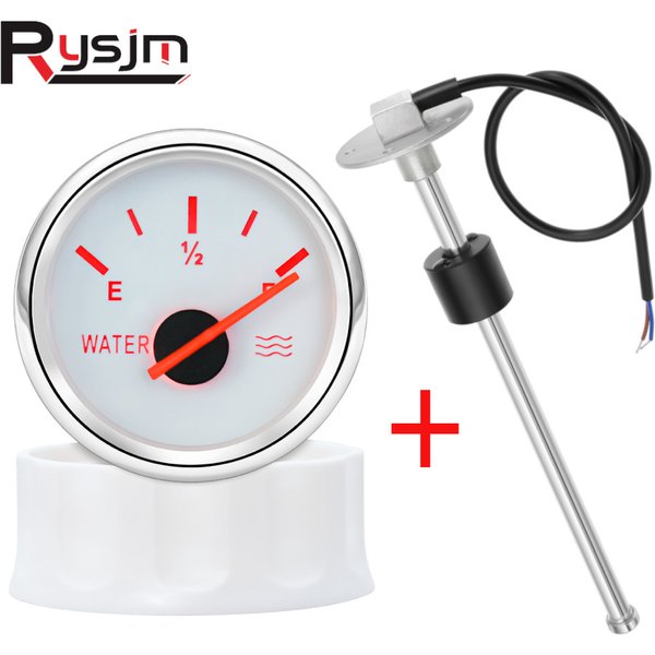 Capteur de niveau d'eau 100mm 125mm 150mm 225mm 275mm 0-190ohm, jauge de niveau d'eau avec capteurs, unité d'envoi de carburant pour voiture et bateau 12V/24V