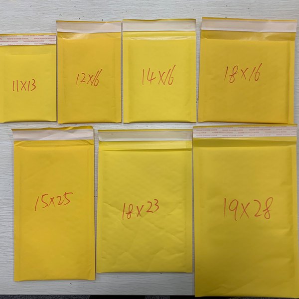 Enveloppes à Bulles en Papier Kraft, Sacs d'Expédition Rembourrés avec Différentes Spécifications, Lot de 50 Pièces