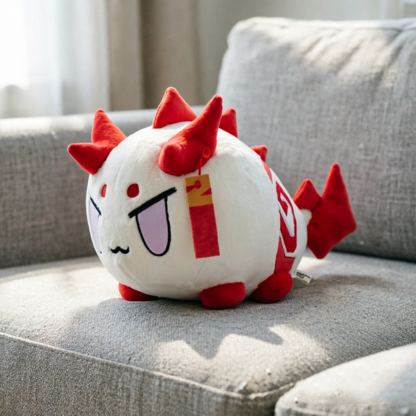 Game Arknights Dragon Bubble Nian Cosplay-Puppe, niedliche Plüsch-Baumwollpuppe, Maskottchen, Halloween-Raumdekoration