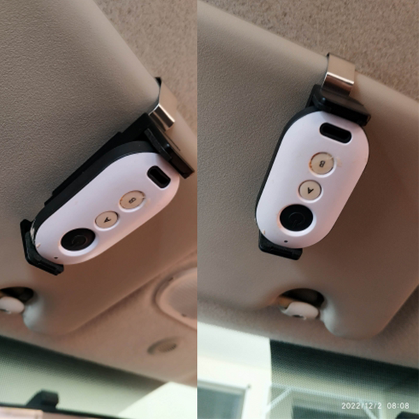 Nouveau support de clip pour clé de voiture, clip pour pare-soleil de voiture, réglable 47-68 mm, accessoire de clip pour télécommande de garage, ouvre-porte de garage