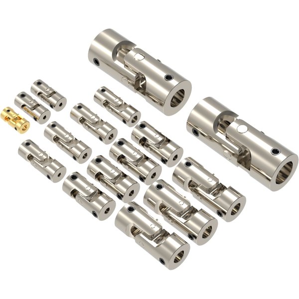 Rc bateau voiture métal Joint universel couplage Cardan Joint 2mm/2.3mm/3mm/3.175mm/4mm/5mm/6mm/8mm/10mm arbre moteur cardan connecteur