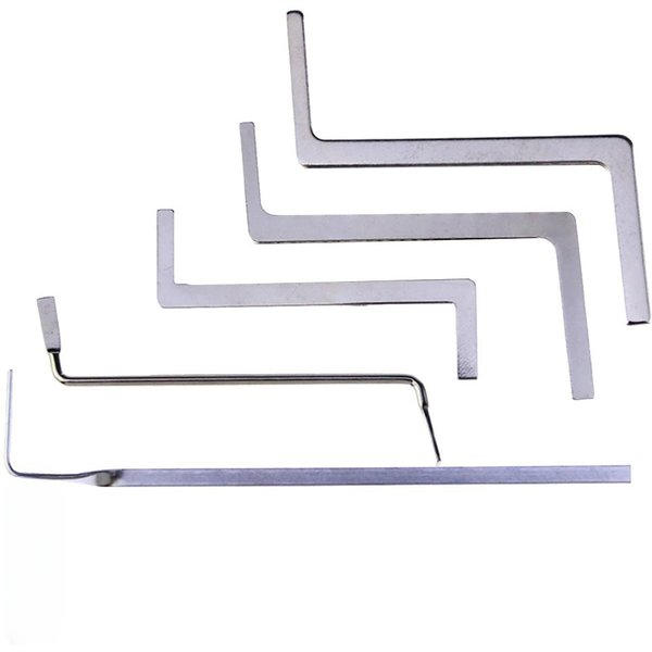 5pcs Broken Key Remove Auto Extractor pick Set Locksmith Wrench Tackle Tool Supplies Lock Pick Hardware metal DIY Handle Tool
