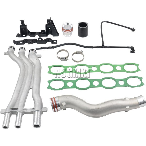 Kit de réparation et de mise à niveau des tuyaux de liquide de refroidissement AP01, pour Porsche Cayenne S Turbo 4,5l V8 2003-2006 94810605906
