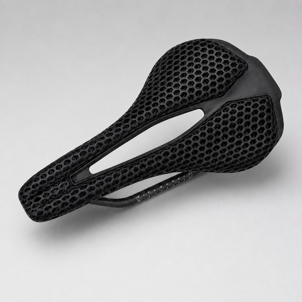 3D-Waben-Fahrradsattel, leicht, 170 g, atmungsaktiv, mit Mittelausschnitt, für Rennräder