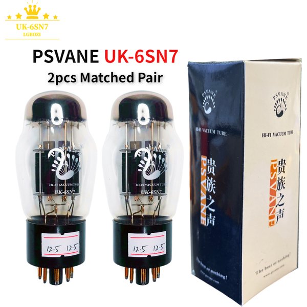 Psvane UK-6SN7 Vakuum röhre Ersatz 6 n8p 6 sn7gt 6 sn7 cv181 Rohr Upgrade 6 h8 uk schwarzer Sitz Gold Fuß Upgrade