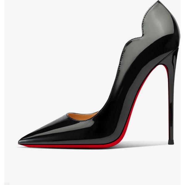 Red pointed high-heeled shoes for women 2025, new slim heel patent leather French sexy plus size black professional single shoes