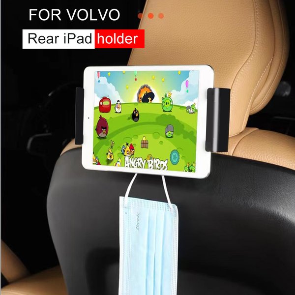 1 Set For Volvo XC60 XC90 S90 V90 S60 V60 V90CC V60CC XC40 C40 Car Back Seat IPAD Mobile Phone Holder Mount Accessories Parts