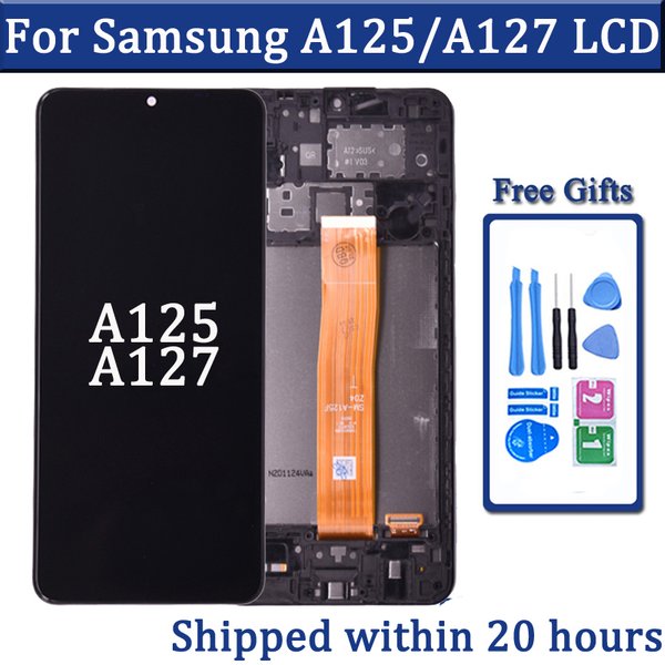 6.5 "LCD für Samsung A12 Nacho LCD A127 Touchscreen A125 Digitalis ierer für Samsung A12 A125 LCD-Display