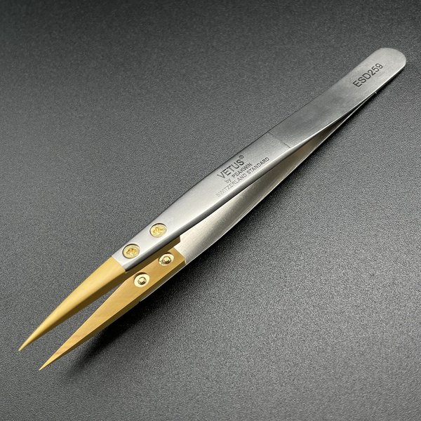 Hochwertige Pinzette mit Holzspitze, leichte Präzisionspinzette für Uhrmacher, hochwertige Pinzette mit Metallspitze, Werkzeug zur Reparatur von Uhren