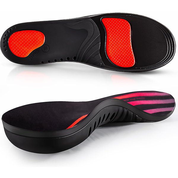 Semelles intérieures orthopédiques de Sport pour pieds, Gel PU, Absorption des chocs, semelle respirante, Support de voûte plantaire, soins de la douleur des pieds