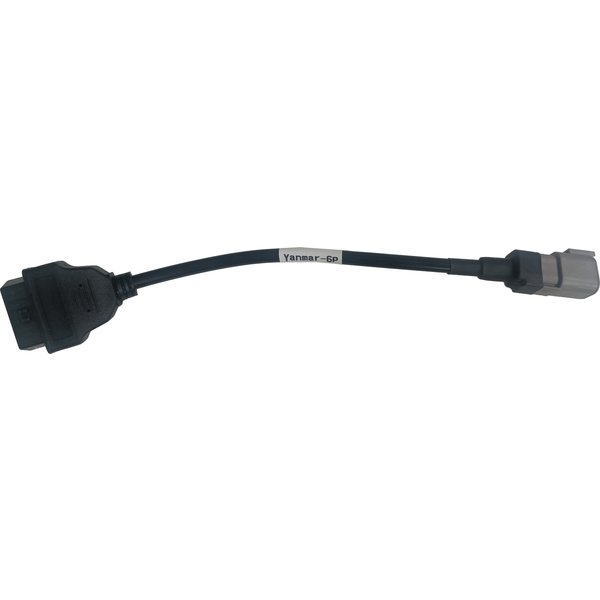 FCAR – connecteur de câble OBD Yanmar-6, Scanner de Diagnostic de voiture adapté aux véhicules Diesel 24V, adaptateur, accessoires de réparation