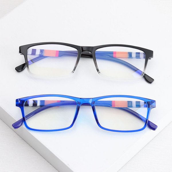 Lunettes de lecture Anti-lumière bleue, Protection oculaire Urltra-Light pour hommes et femmes, élégantes et confortables