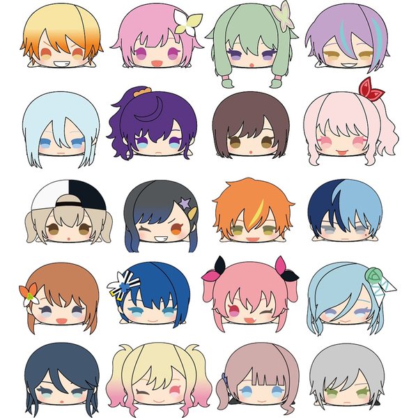 Stuffed Geunine Mochi Mascot PROJECT SEKAI Game Wonderlands Showtime Nightcord Vivid BAD SQUAD Leo Need MORE JUMP Keychain