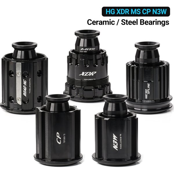 RD13/RD13M/RD17/RD23/RD34-Center Thru Hub FreeBody Hub Components-Steel/Ceramic-HG/XDR