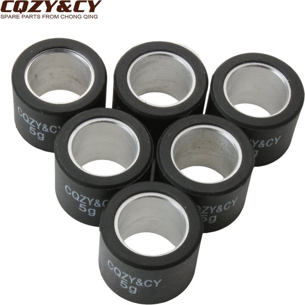 Rouleau de course avec variateur, poids 5g-8g, 19x15.5mm, pour Derbi atlas Bullet Eu2 50 Gp1 50cc cm1102022 CM1102045, 6 pièces
