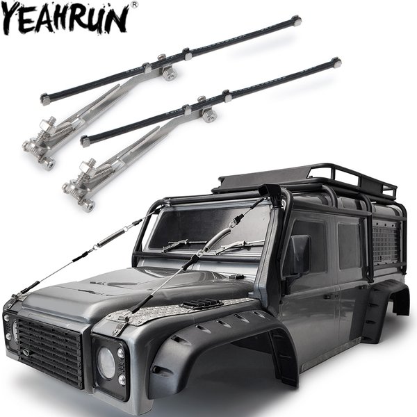 YEAHRUN essuie-glace en métal pour AXIAL SCX10 TRX4 Defender Bronco 1/10 RC pièces de décoration de voiture sur chenilles