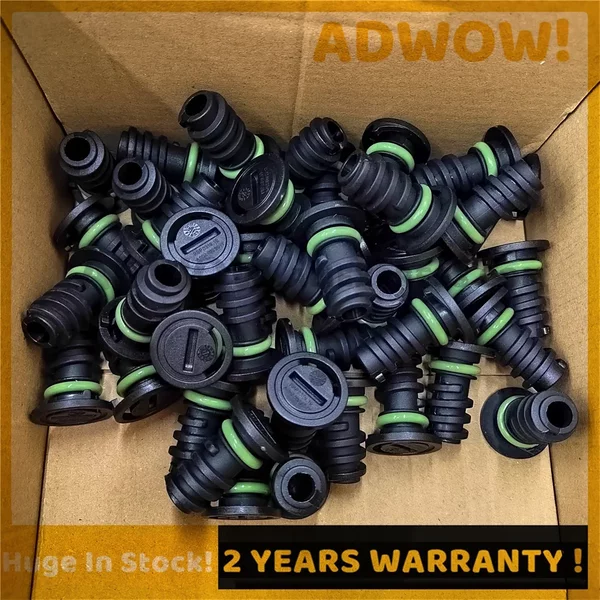 A 0029902017 0029902017 Grün Schwarz Gummiring Motorölwanne Ablaufschraube Stecker Kunststoff für Mercedes-Benz C63 AMG S550 S550