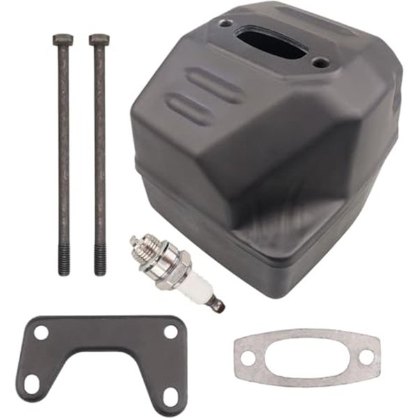 Kit de remplacement de silencieux compatible avec les modèles de tronçonneuses pour 394 395 pour 394XP 395XP, comprend tous les accessoires nécessaires