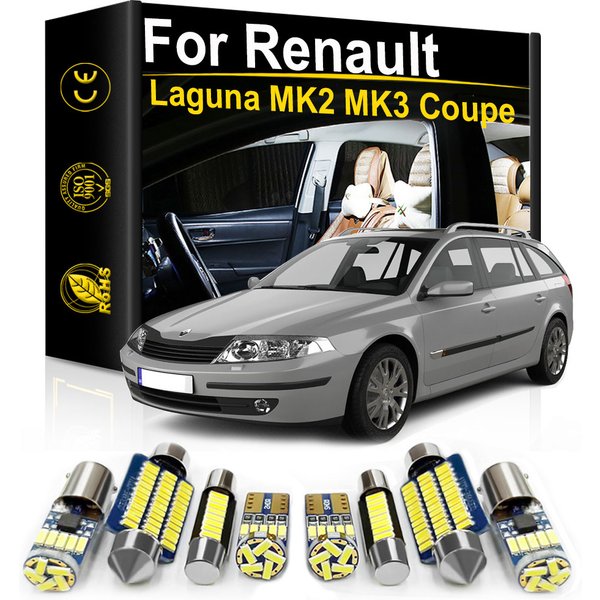 For Renault Laguna MK2 MK3 Coupe 3 2 3d 2001 2002 2003 2004 2005 2006 2007 2009 2011 2015 Accessories Interior LED Light Canbus