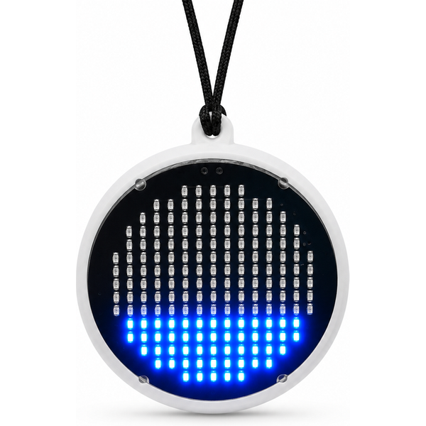 Runder LED-Anhänger mit simuliertem Wasserfluss, Leuchtende Desktop-Dekoration, Ambiente-Licht für E-Sport-Räume