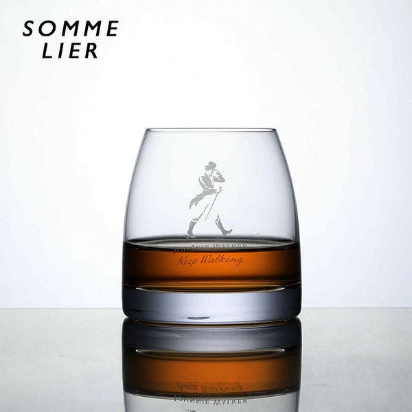Chamvin Private Collection Johnnie Walker Glass Whiskey Glass Single Malt Crystal Wine Tumbler Wodka Cognac Brandy Snifter Cup
