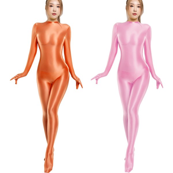 Combinaison de yoga sexy et brillante, tiXI, fermeture éclair au dos, grande taille, salopette de cyclisme, combinaisons cosplay, body moulant