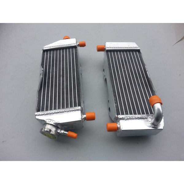Für 2003 2004 Kawasaki KX250 KX250 Aluminium Kühler Kühler Kühlung Kühlmittel